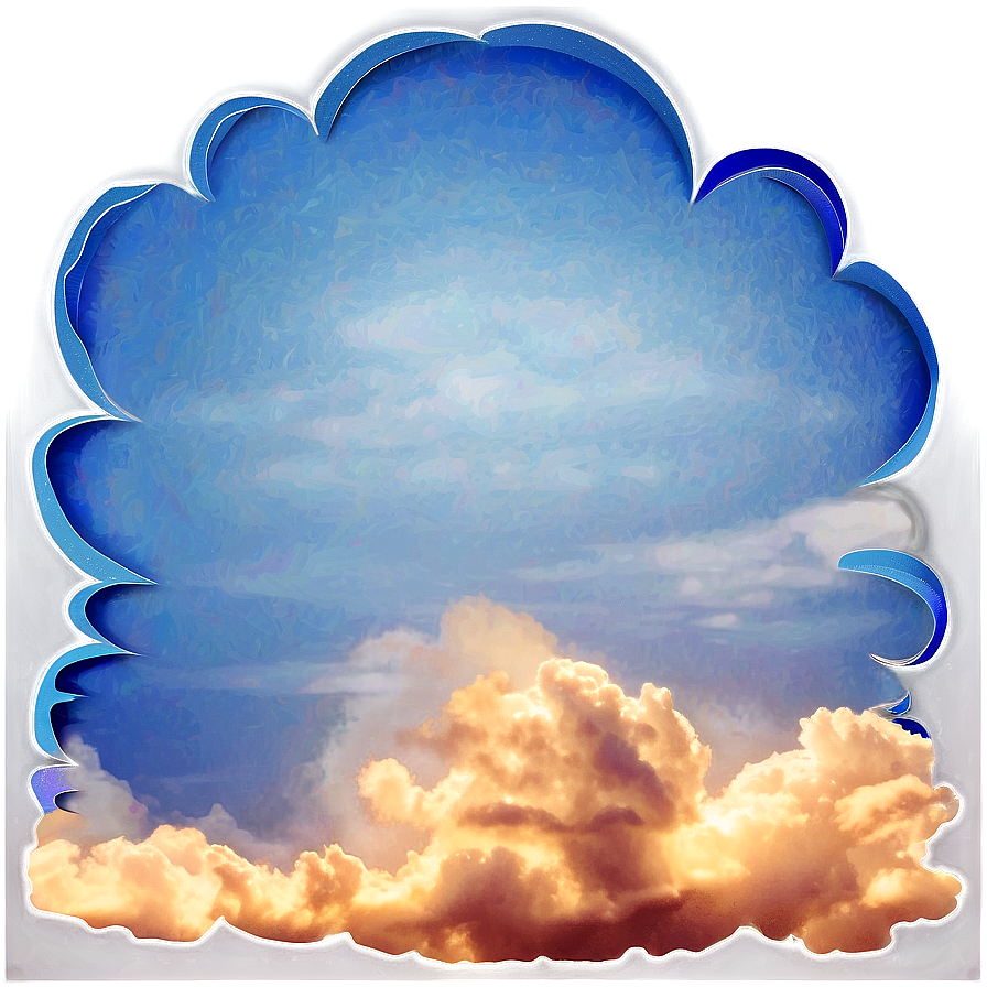 Blue Clouds Sunrise Png Yof46 PNG