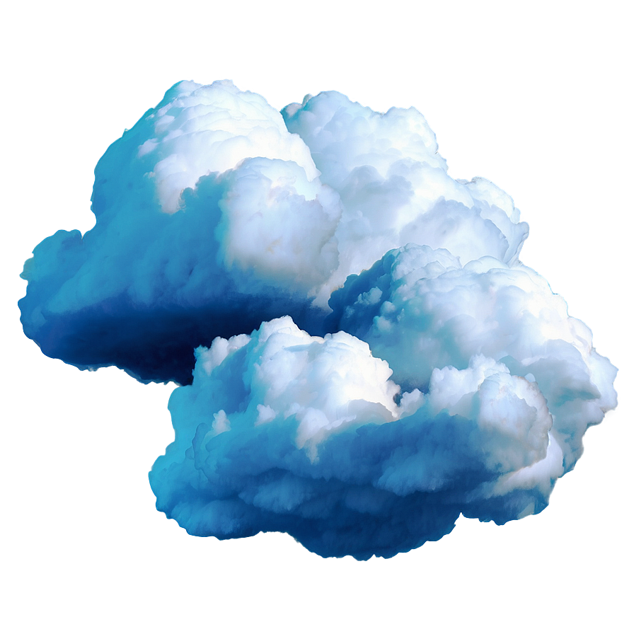 Blue Clouds Texture Png 06202024 PNG