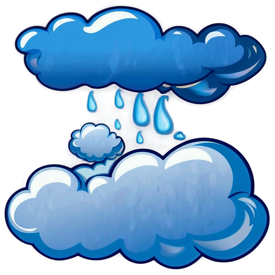 Blue Clouds Vector Png 96 PNG