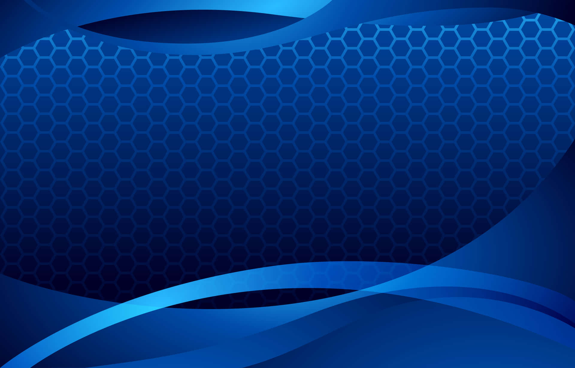 Blue Background With A Wave Pattern