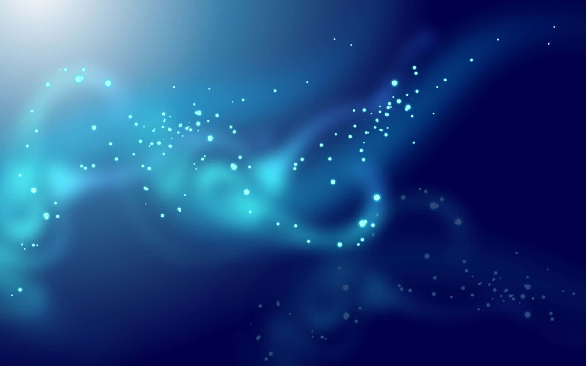 Blue Background With Stars And Lights