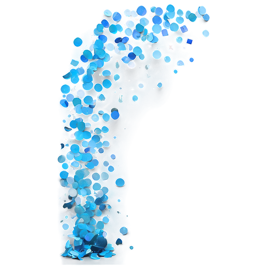 Blue Confetti Png Awc PNG