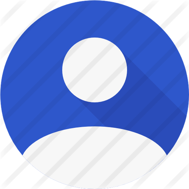 Blue Contact Icon PNG