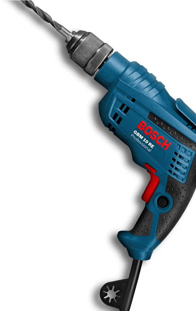 Blue Corded Electric Drill PNG
