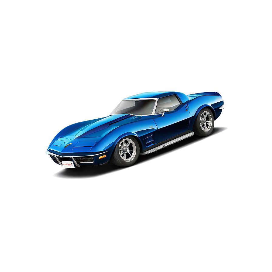 Blue Corvette Png Mcb84 PNG