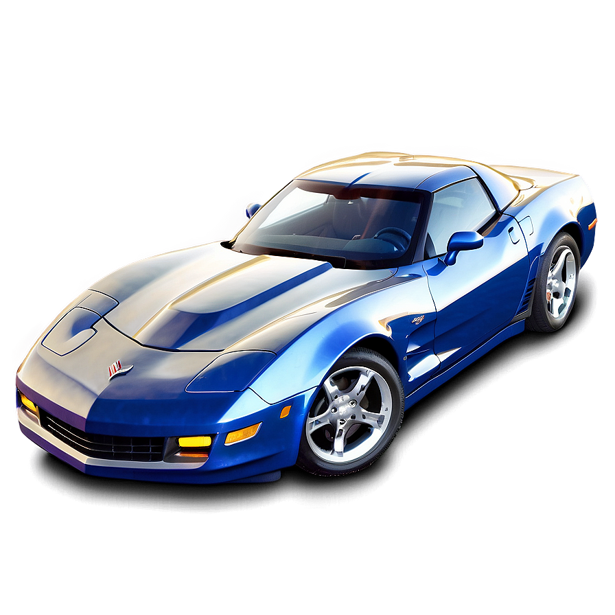 Blue Corvette Png Uun PNG