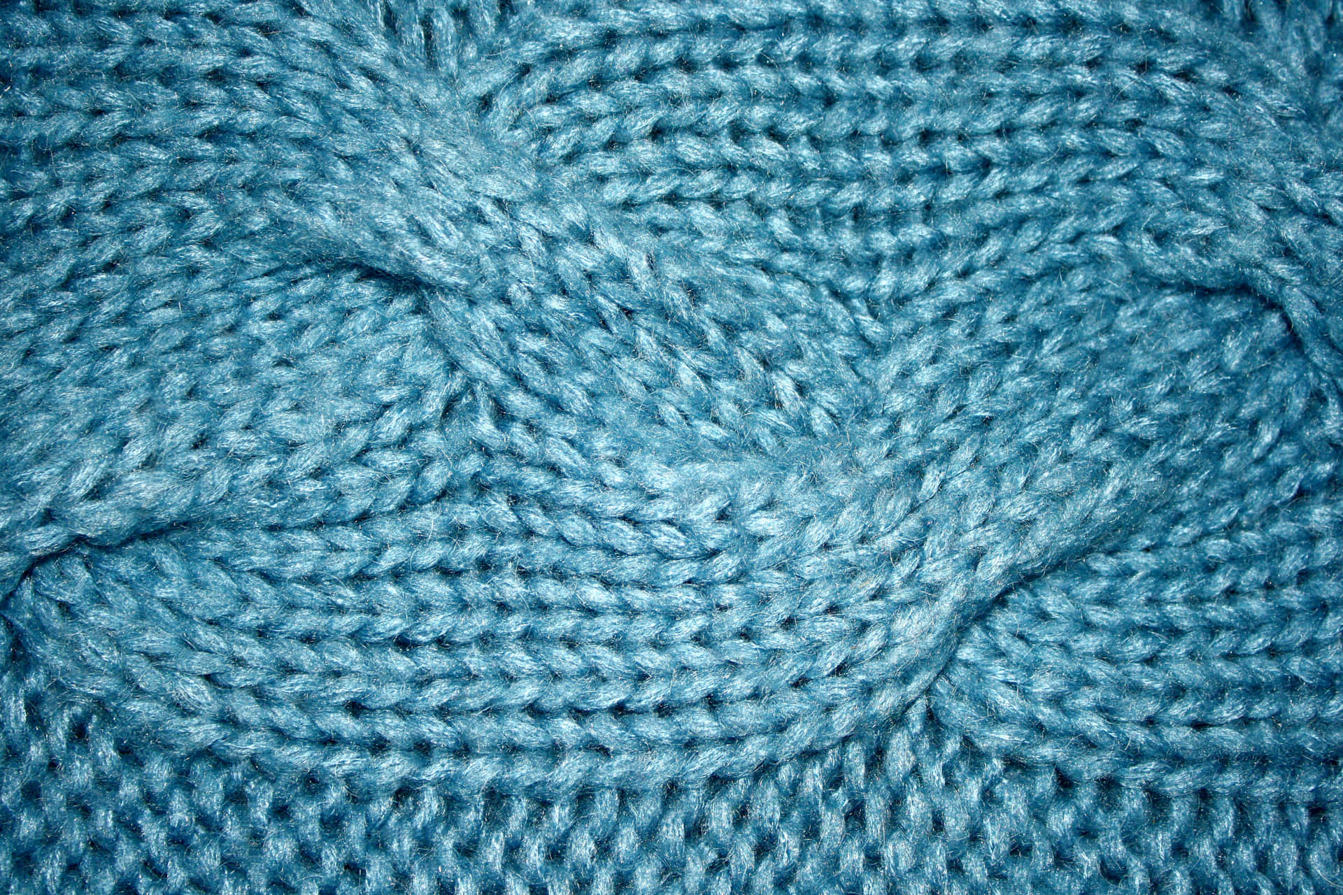 Blue Cotton Knitting Yarn Wallpaper