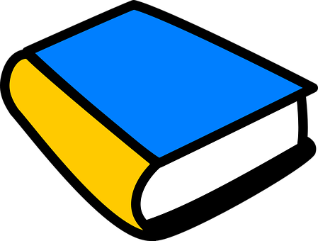 Blue Cover Book Icon PNG