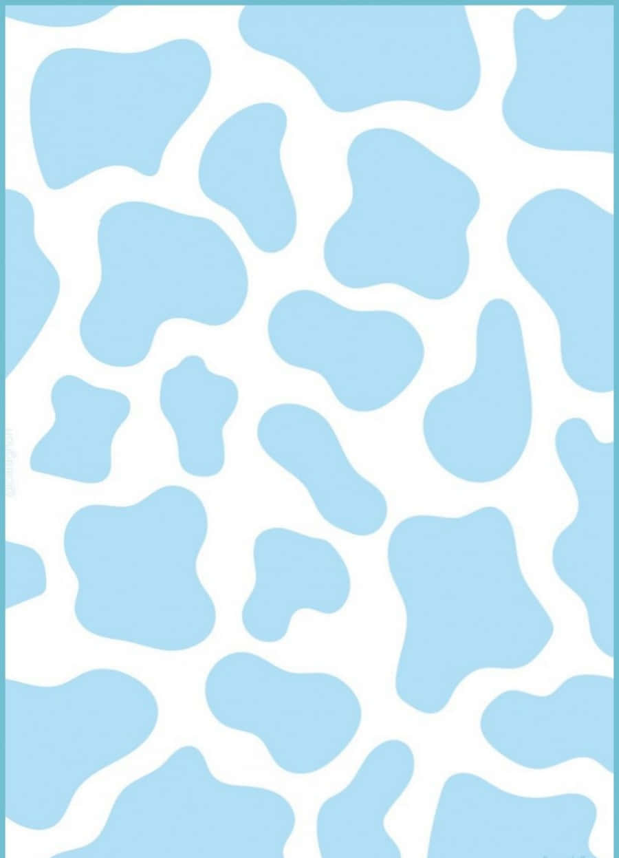Blue Cow Fabric, Wallpaper and Home Decor