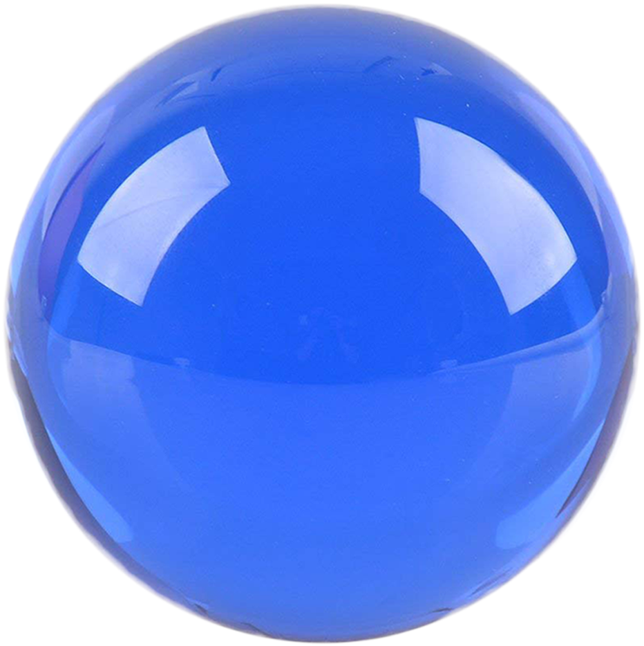 Blue Crystal Sphere PNG