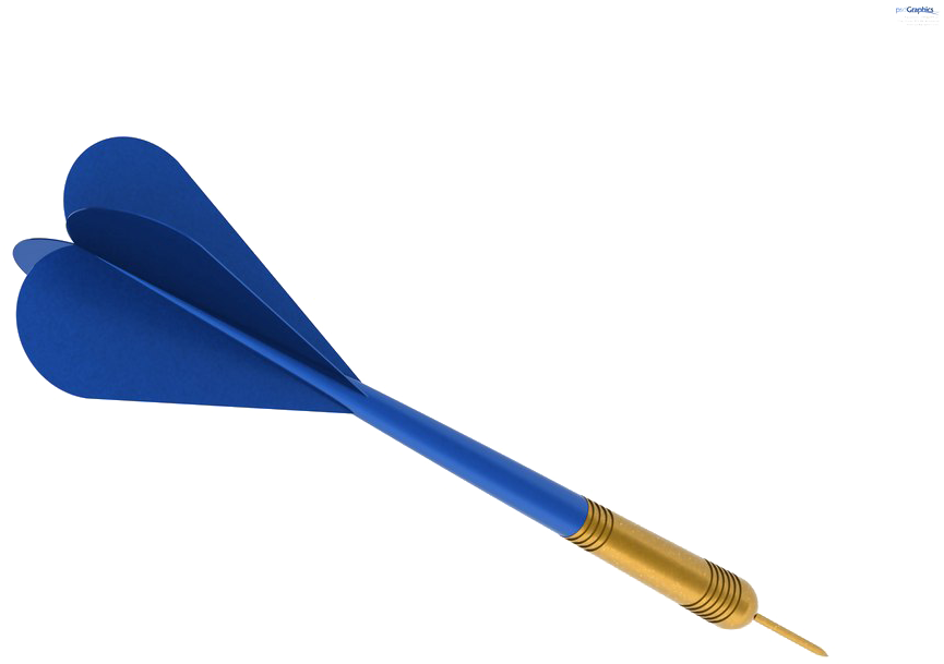 Blue Dart Flight Isolated PNG