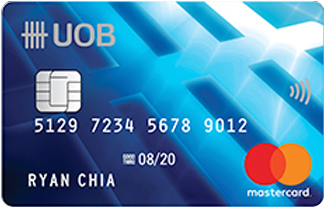 Blue Debit Card Mastercard U O B PNG