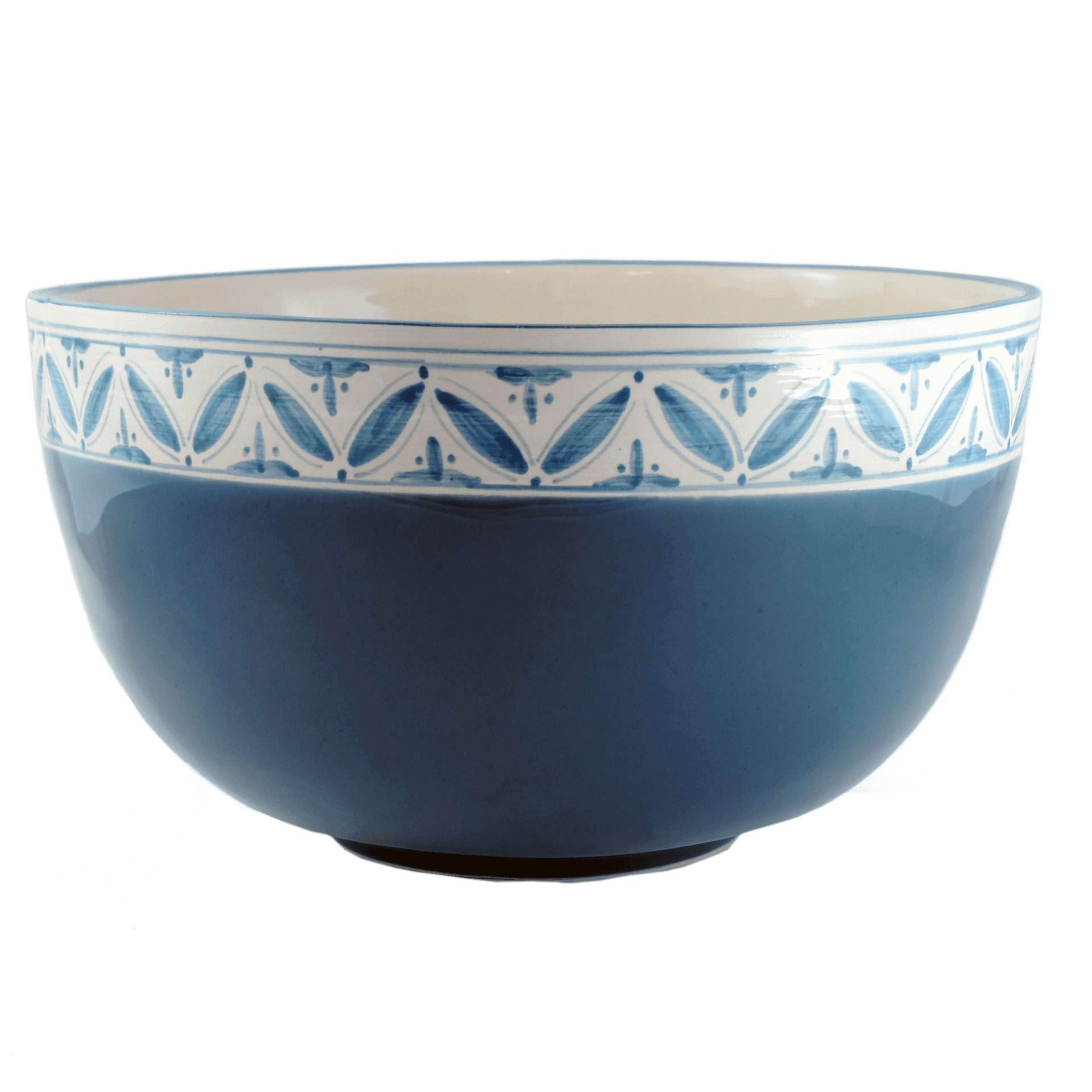 Blue Decorative Ceramic Bowl PNG