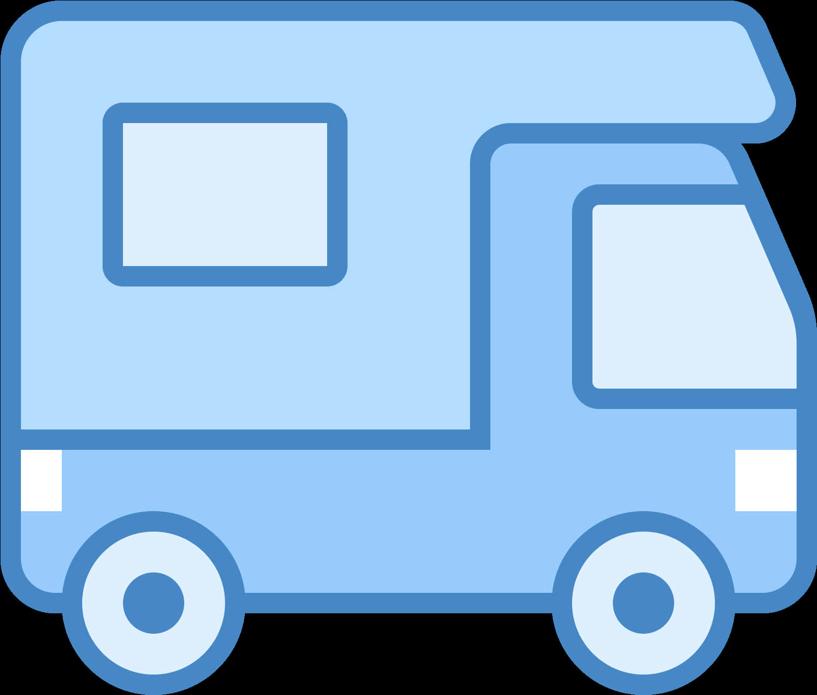 Blue Delivery Truck Emoji PNG