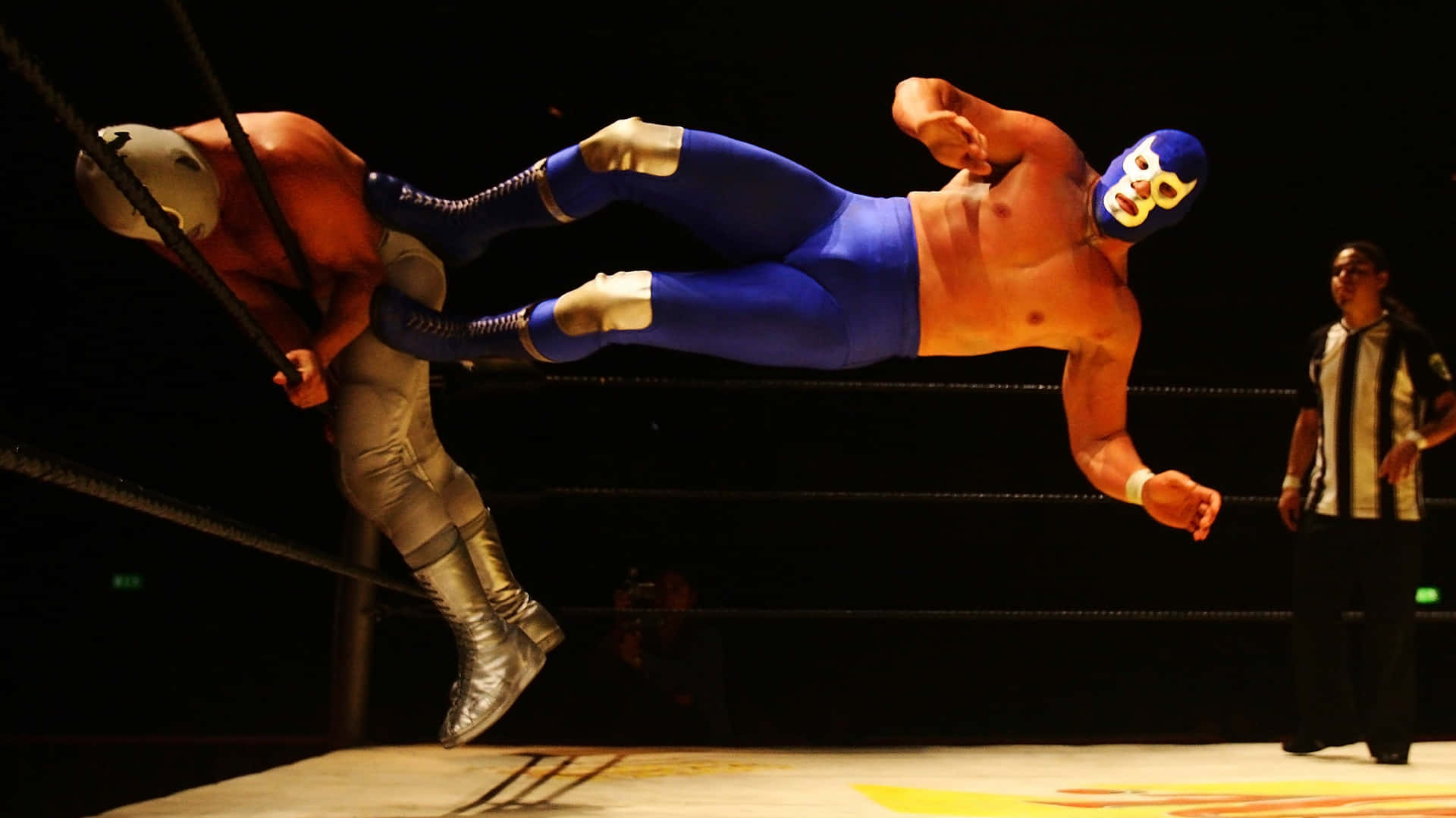 Blue Demon Flying Kick Picture