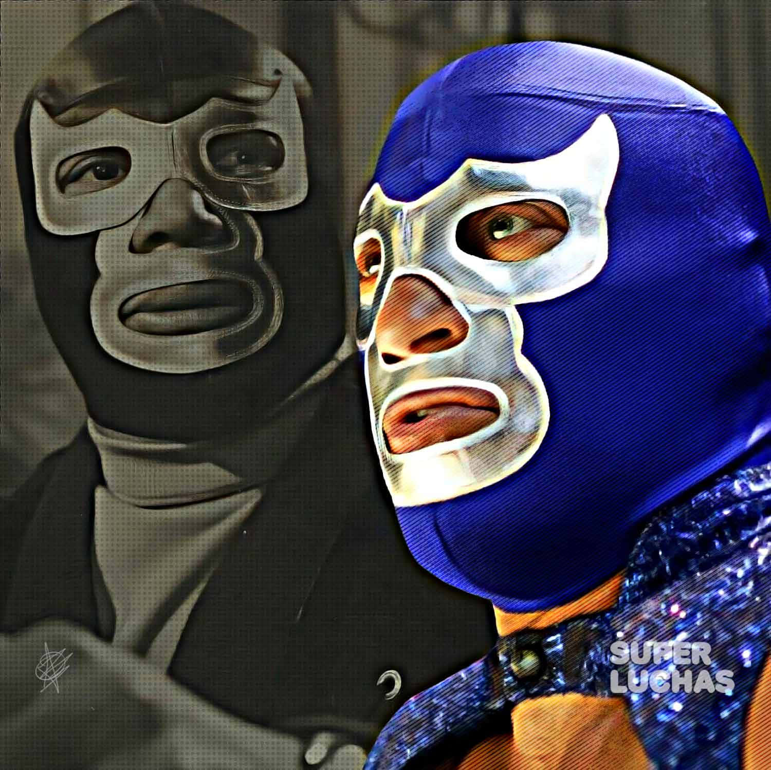 Blue Demon Masked Wrestler Picture