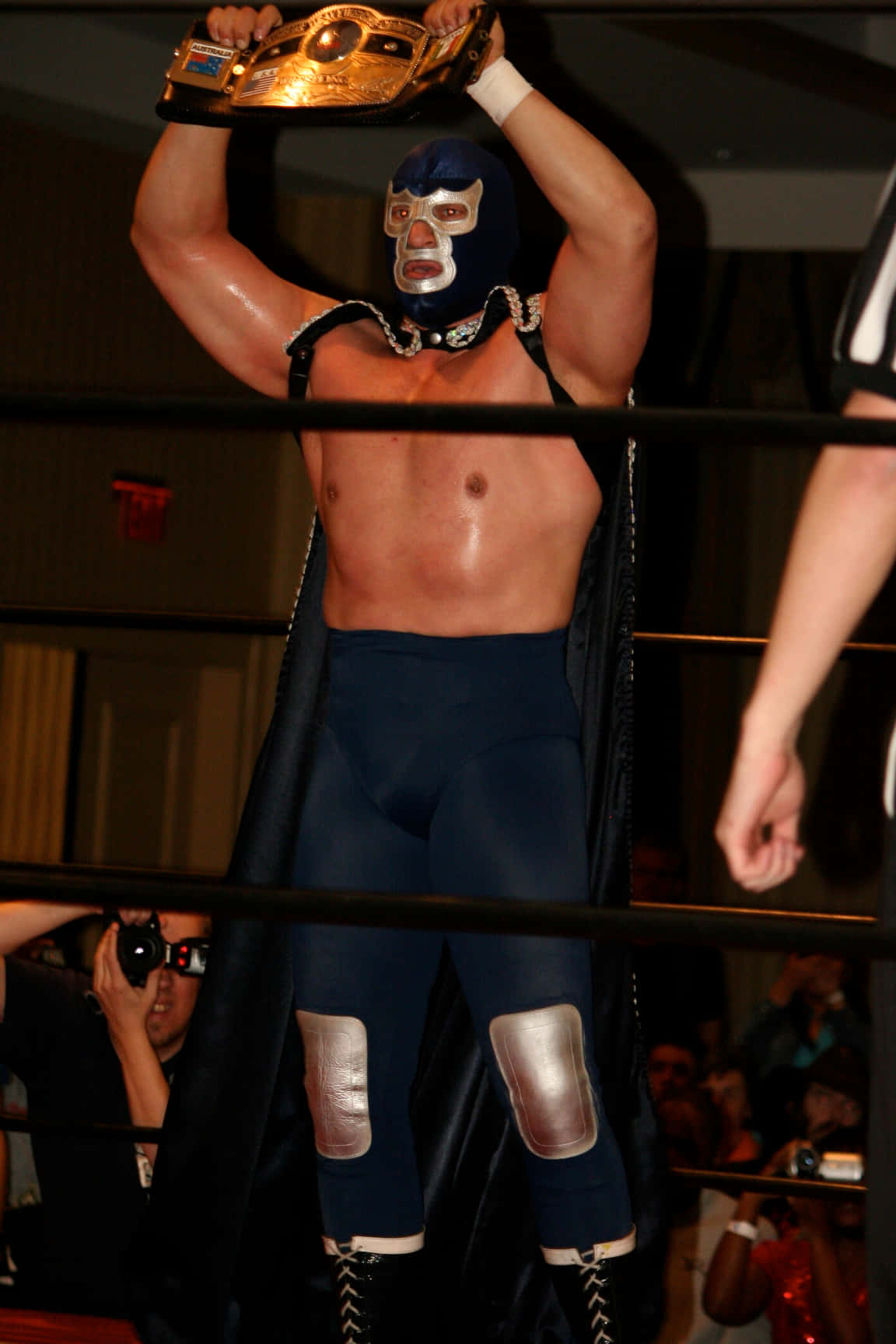 Blue Demon National Wrestling Alliance Champion Picture