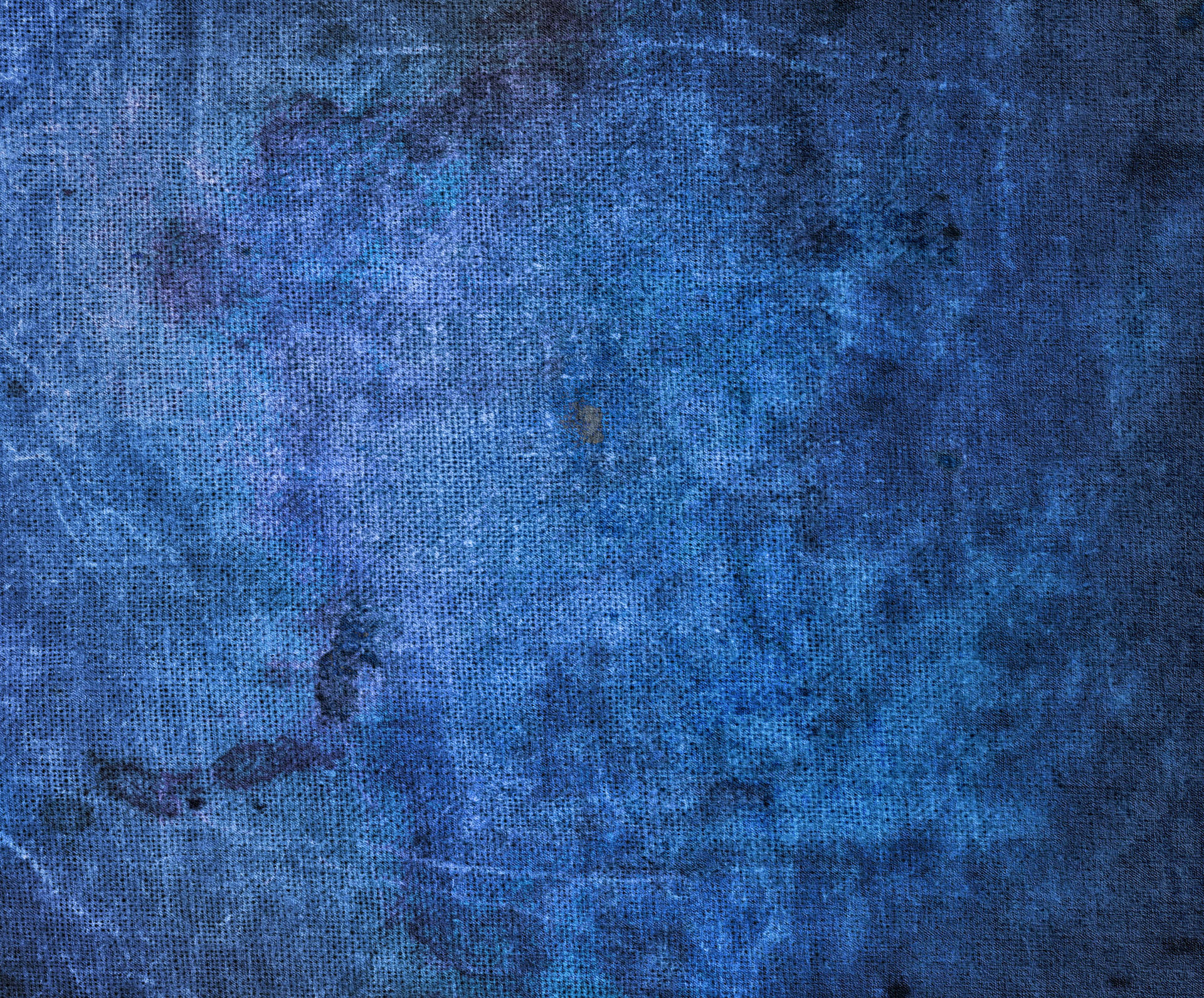 Blue Denim Fabric Grunge Texture Wallpaper