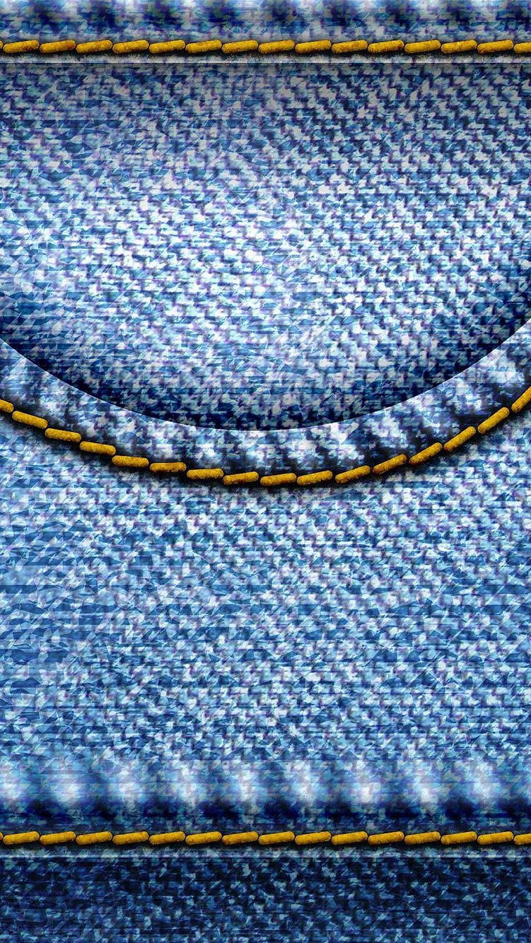 Blue Denim Jeans Of Texture Background