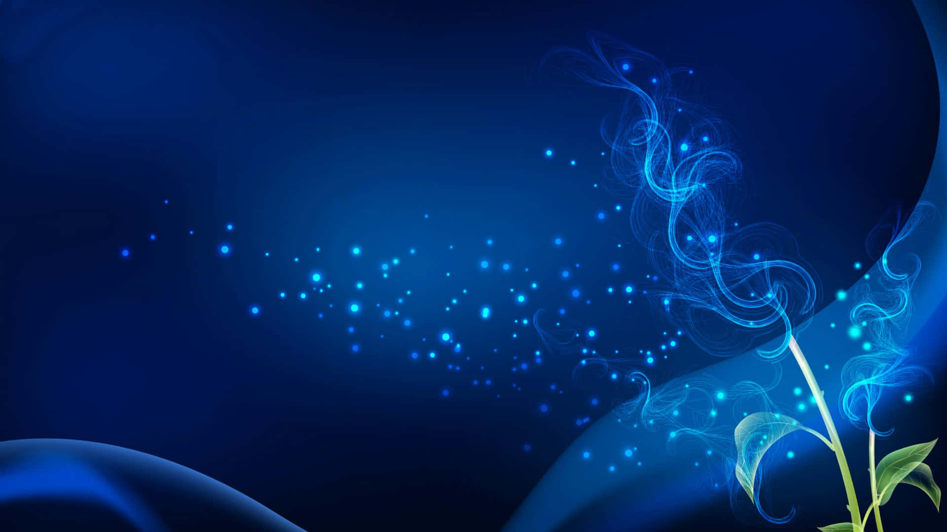 Blue Serenity: A Stunning Desktop Wallpaper