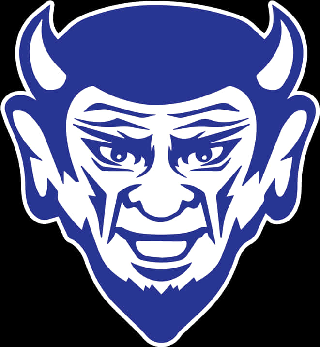 Blue Devil Graphic PNG