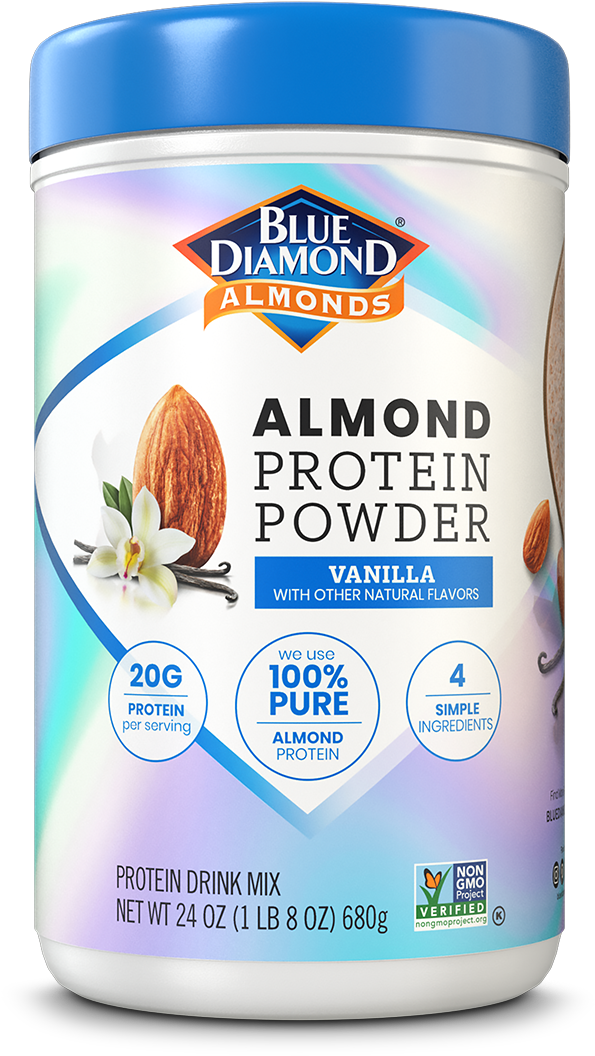Blue Diamond Almond Protein Powder Vanilla PNG