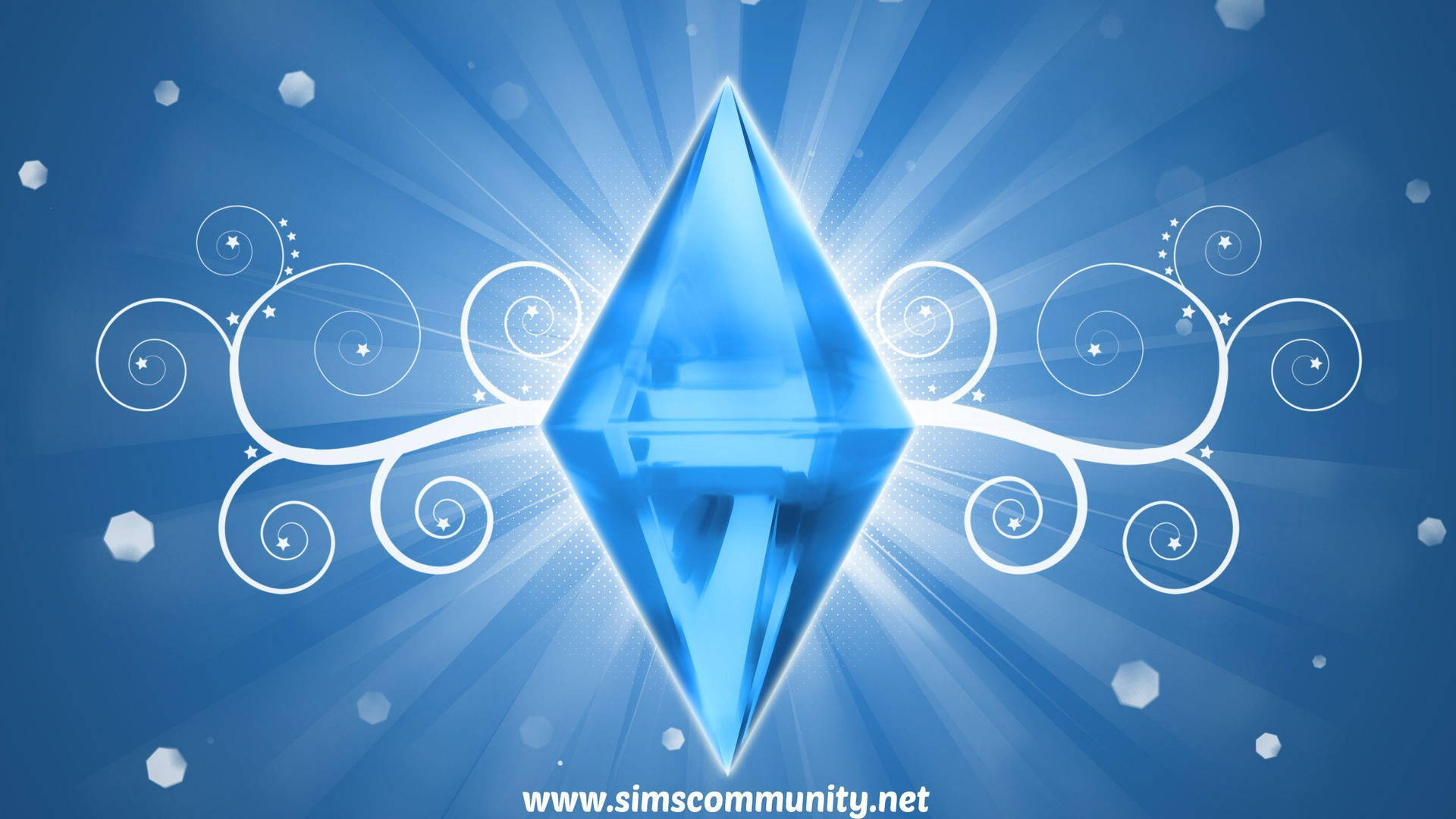 Blue Diamond The Sims Wallpaper