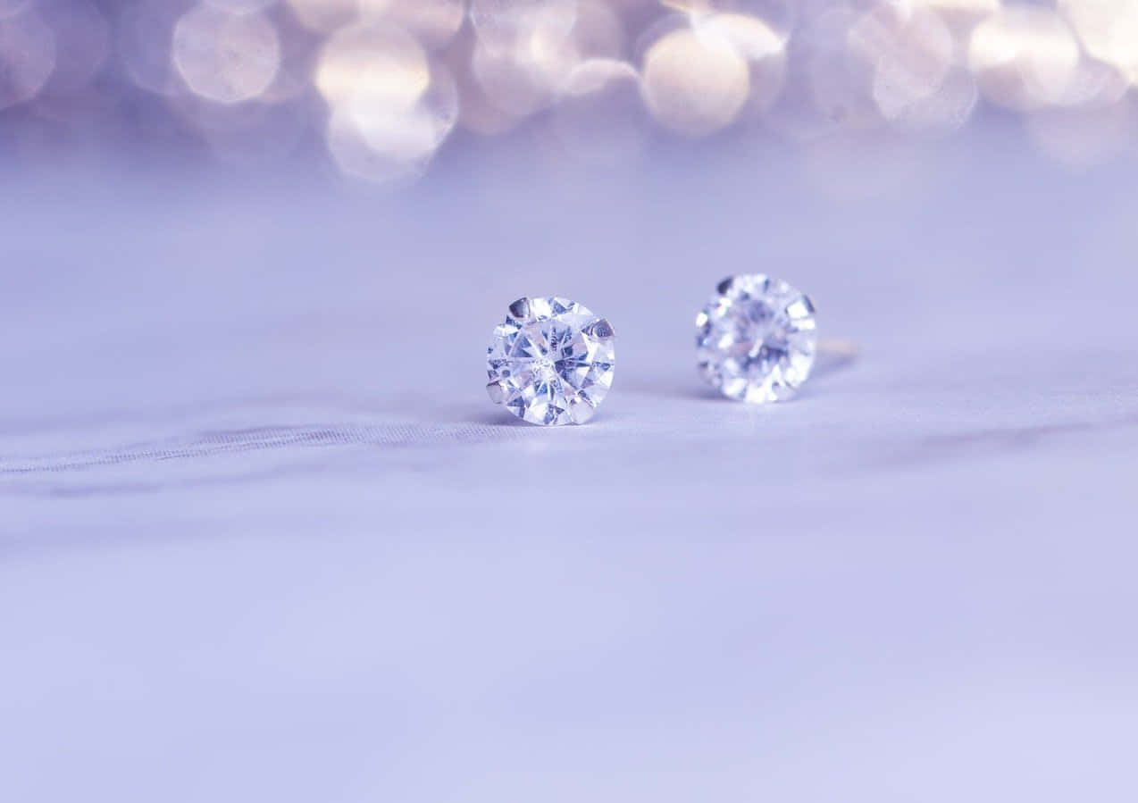 Unlujoso Fondo De Brillantes Diamantes Azules