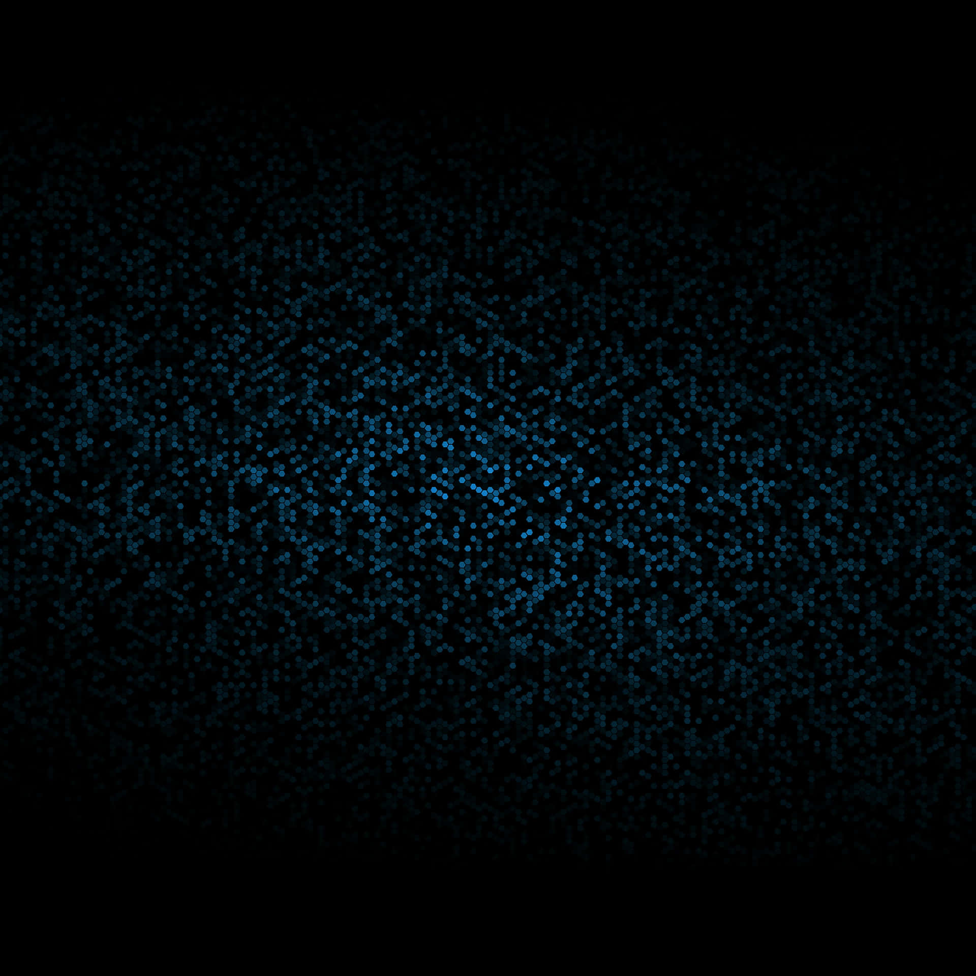 Blue Digital Particle Field Wallpaper