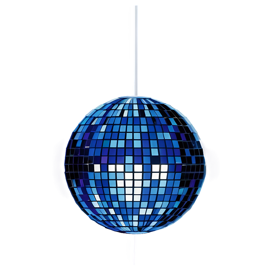 Blue Disco Ball Png 06132024 PNG