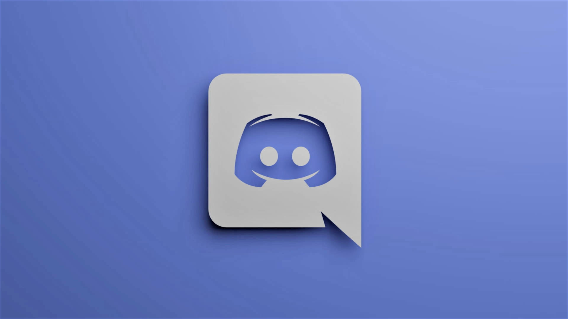 Blue Discord Talk App Wallpaper