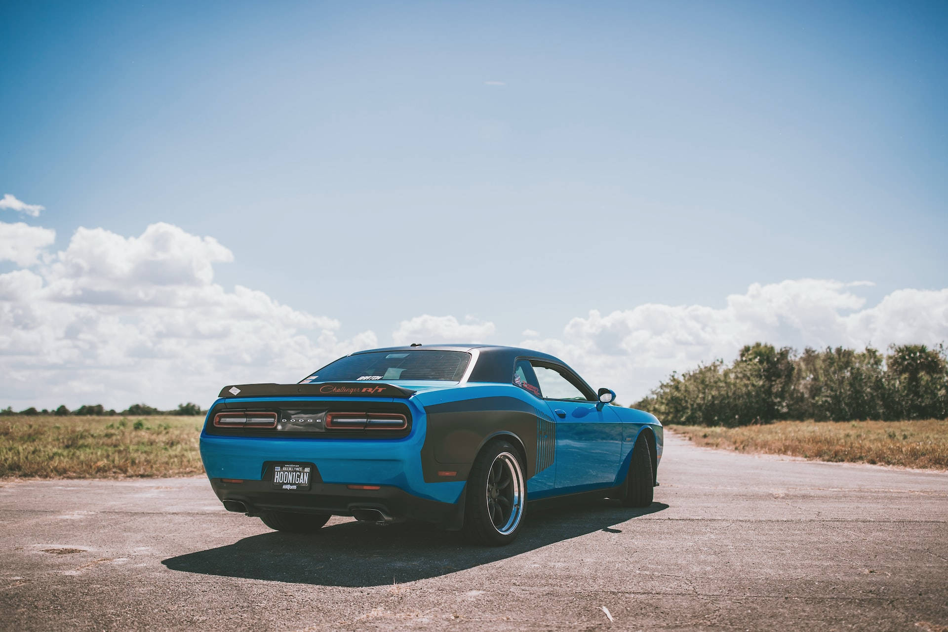 Blue Dodge Challenger Wallpaper