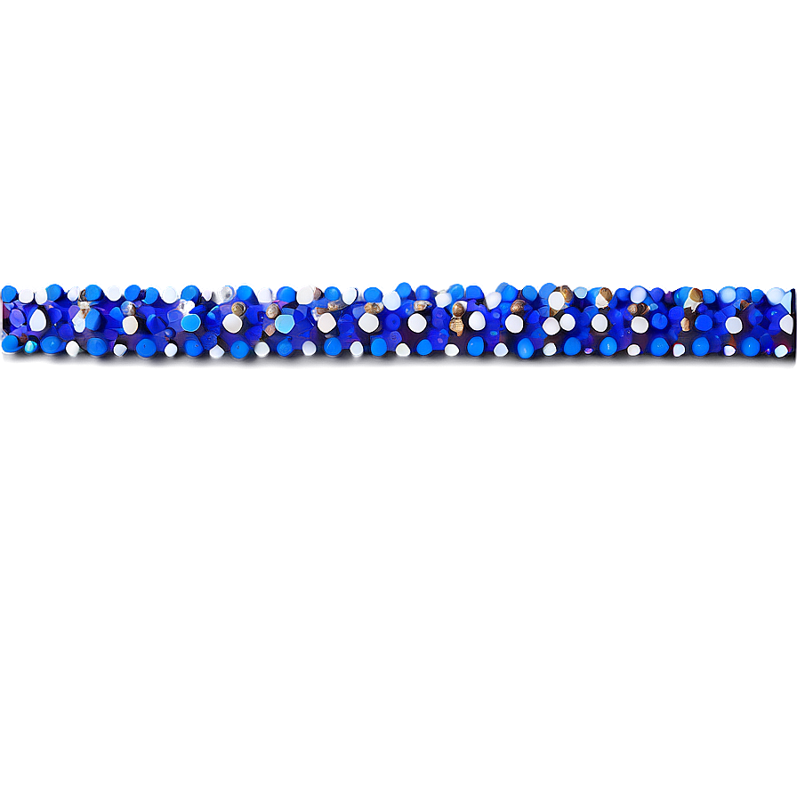 Blue Dotted Border Png Qda PNG