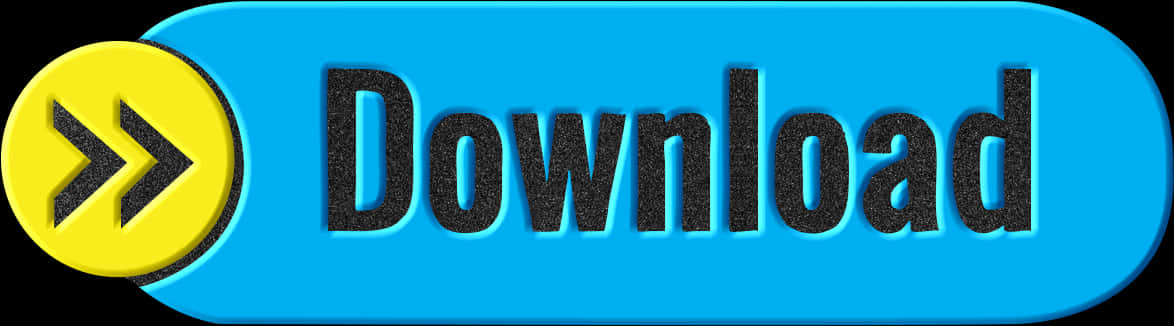 Blue Download Buttonwith Arrow PNG