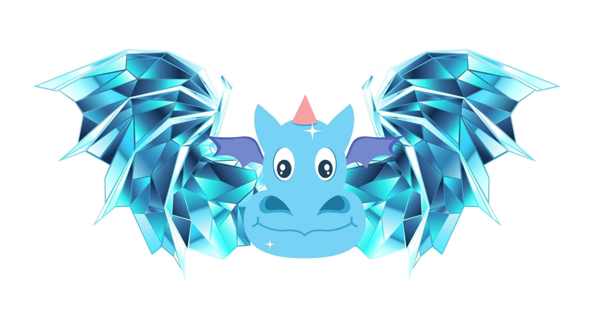 Blue Dragon: A Mythical Creature of Power and Elegance Wallpaper