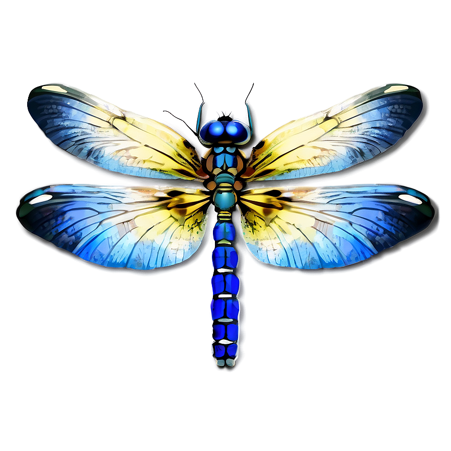 Download Blue Dragonfly Png Urb | Wallpapers.com