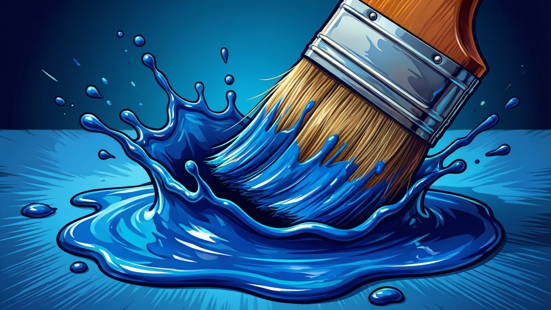 blauwe druppel spetter Achtergronden