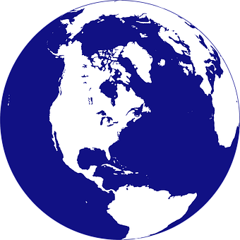 Blue Earth Graphic PNG