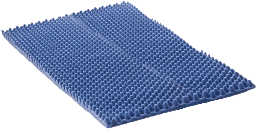 Blue Egg Carton Mat Texture PNG