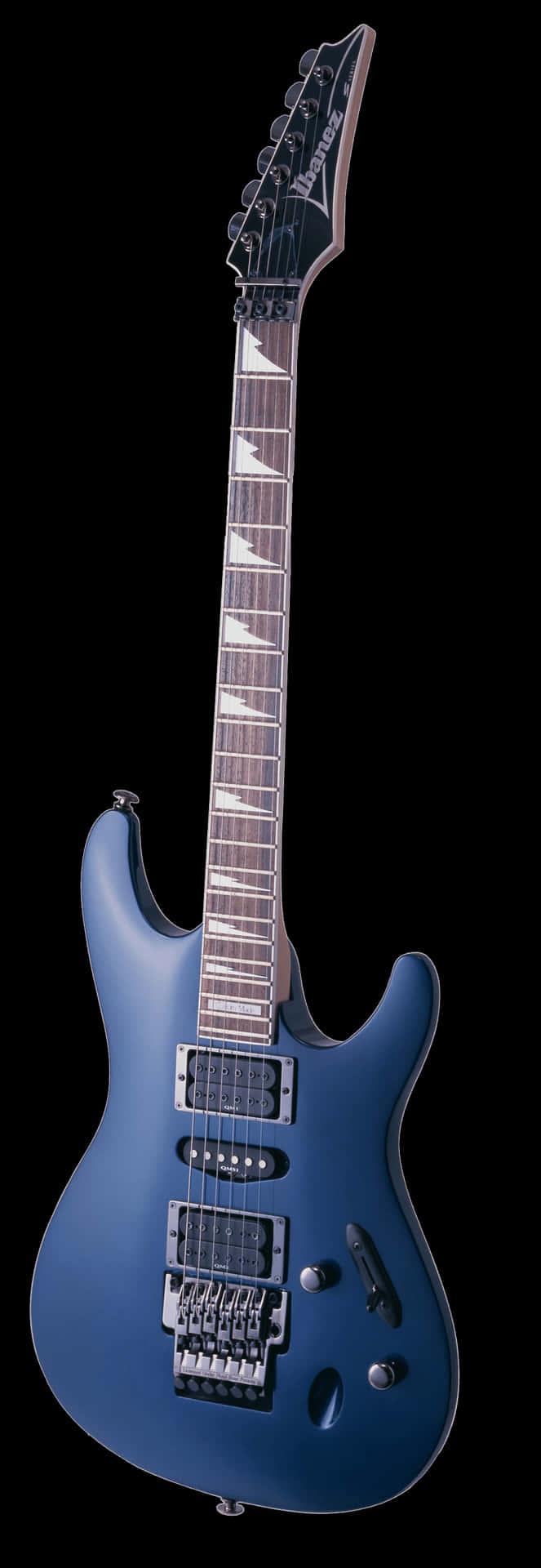 Blue Electric Guitar Isolated PNG
