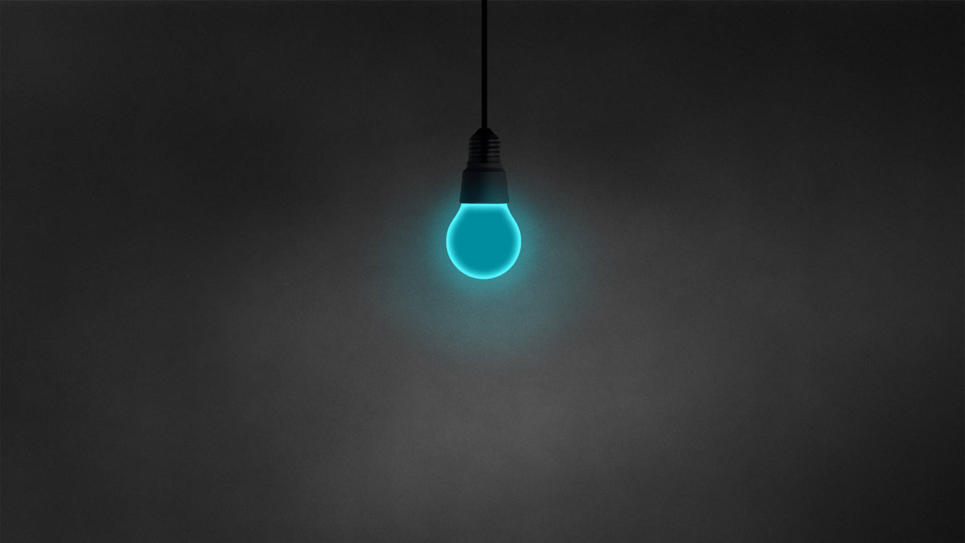 Blue Electricity-powered Bulb Picture