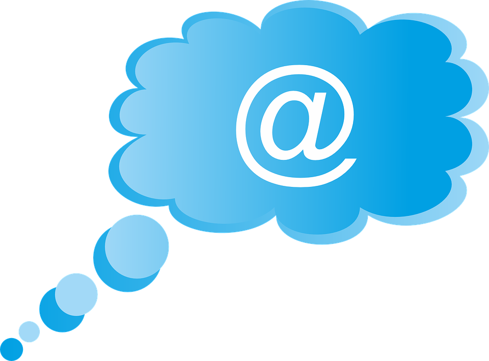 Blue Email Icon Graphic PNG