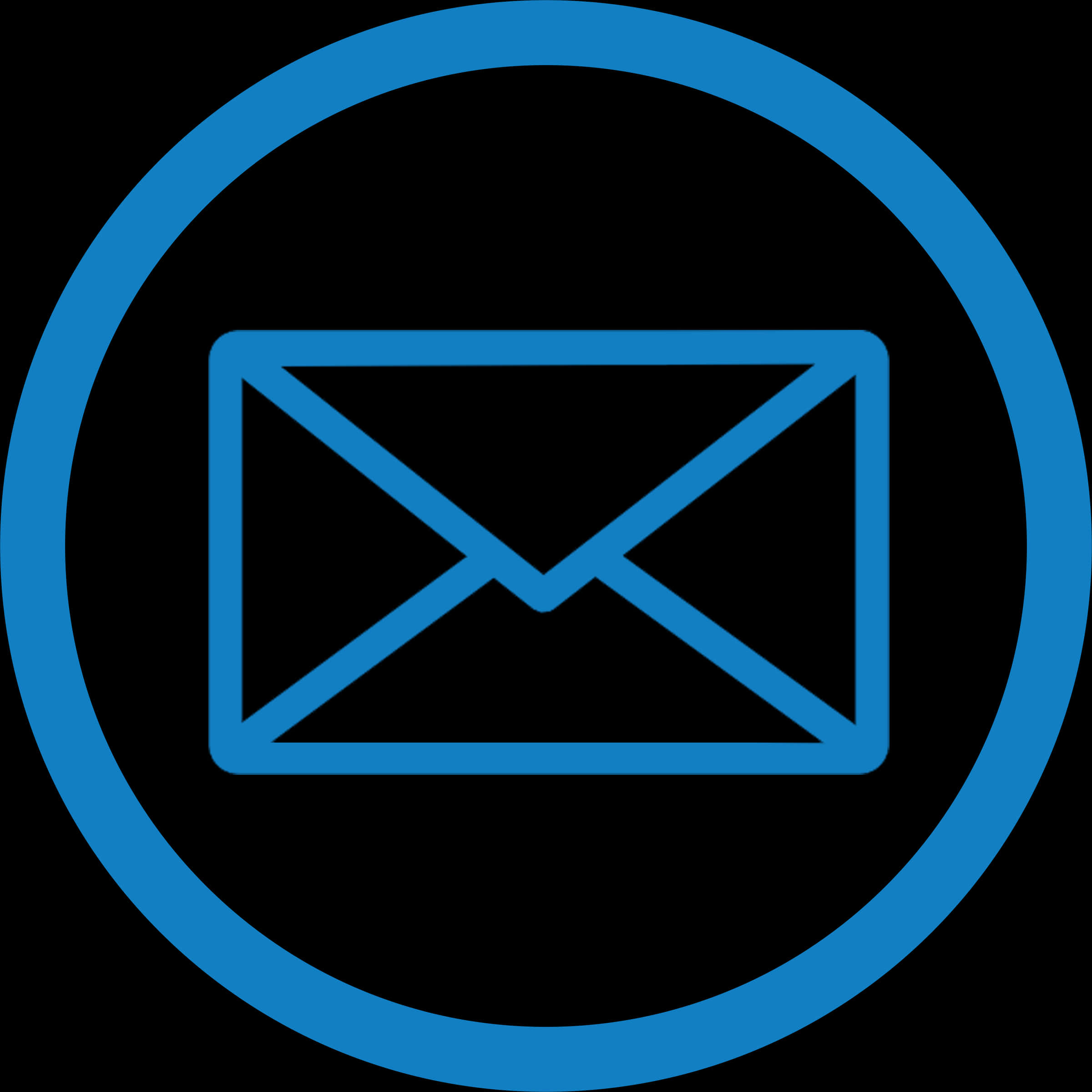 Blue Email Icon PNG