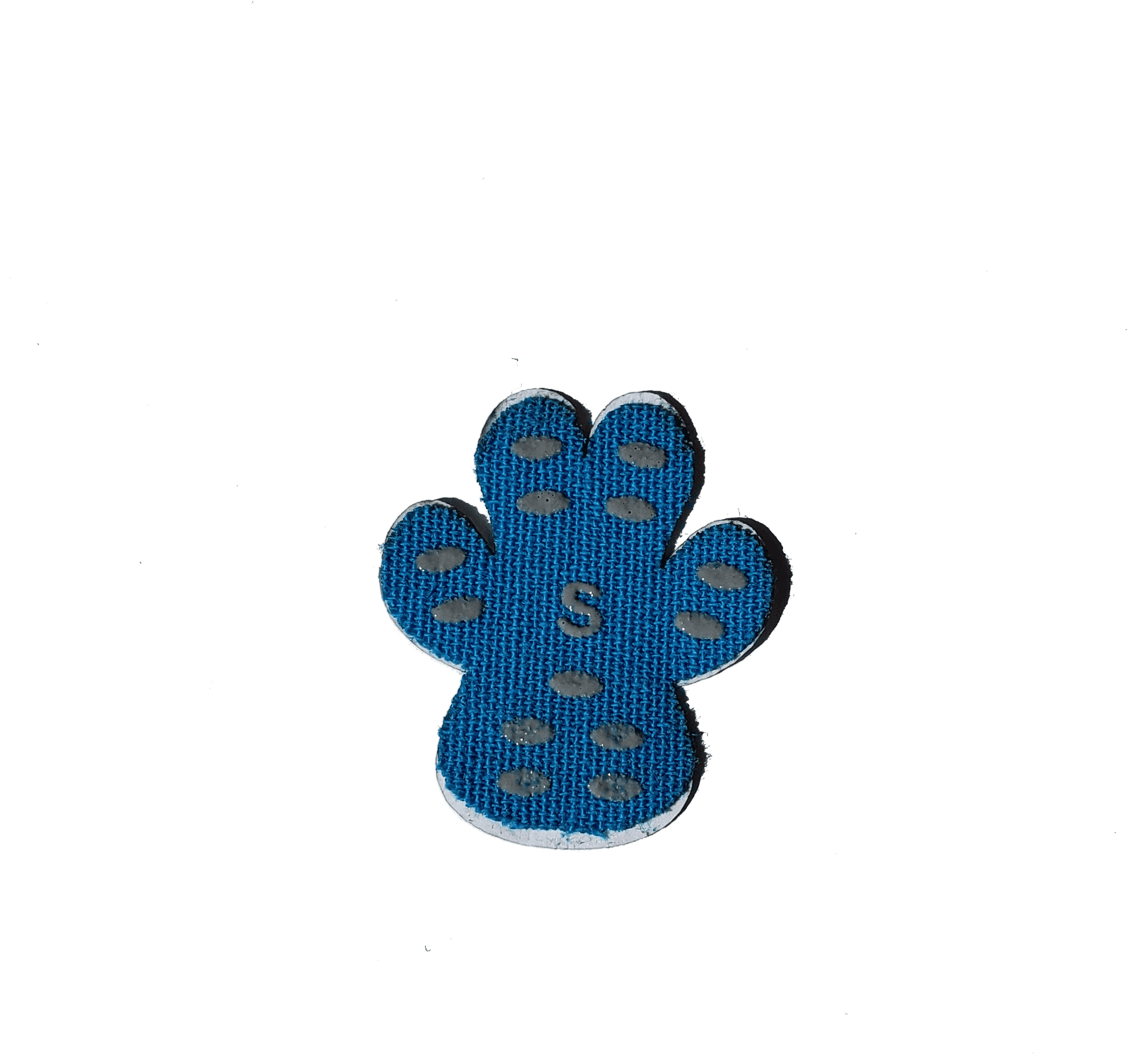 Blue Embroidered Paw Patch PNG