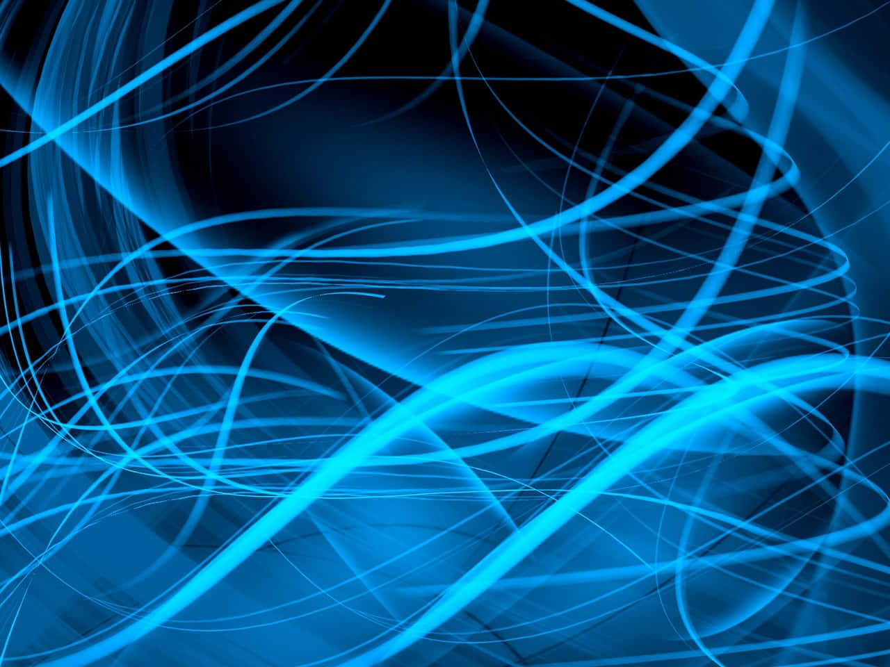 Blue Energy Flow Abstract Wallpaper