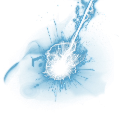 Blue Energy Impact PNG