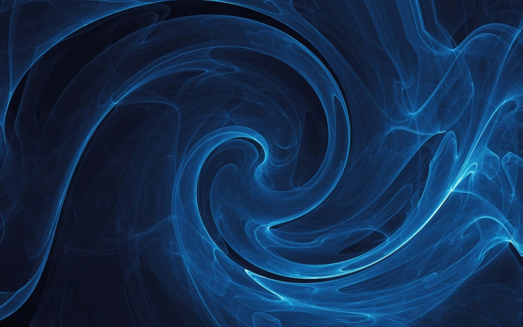 Blue Energy Swirls Abstract Wallpaper