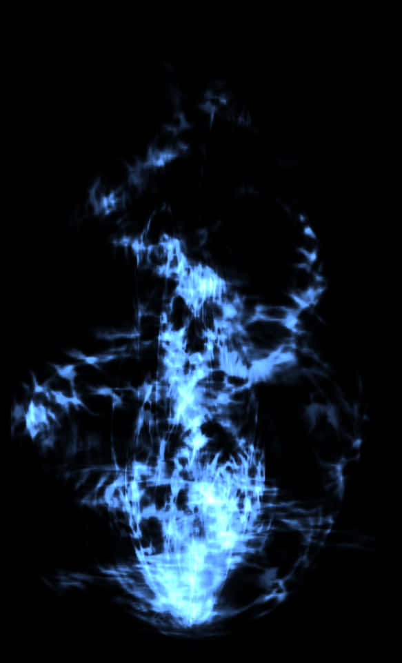 Blue Ethereal Smoke Effect PNG