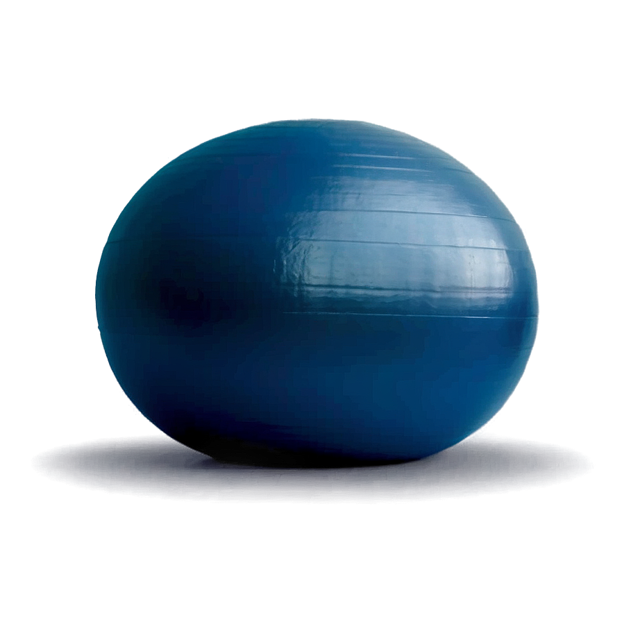 Blue Exercise Ball Png 06132024 PNG