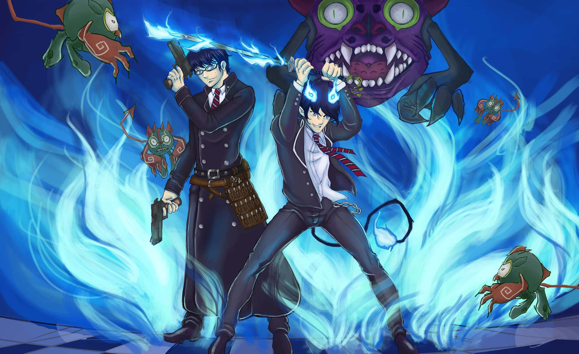 Releasing the power of Blue Exorcist